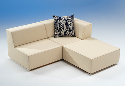 Bruns Yachtausstattung Loungemöbel Sitzecke bestehend aus 3 Modulen