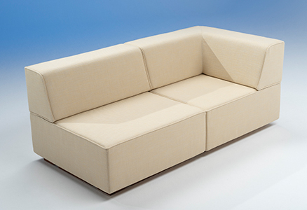 Bruns Yachtausstattung Loungemöbel 2 Modulare mit Ecklehne und gerader Lehne