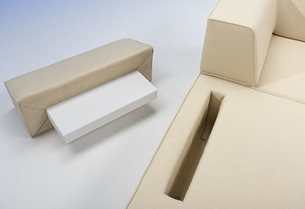 Bruns Yachtausstattung Tapchan mit abnehmbarer Lehne